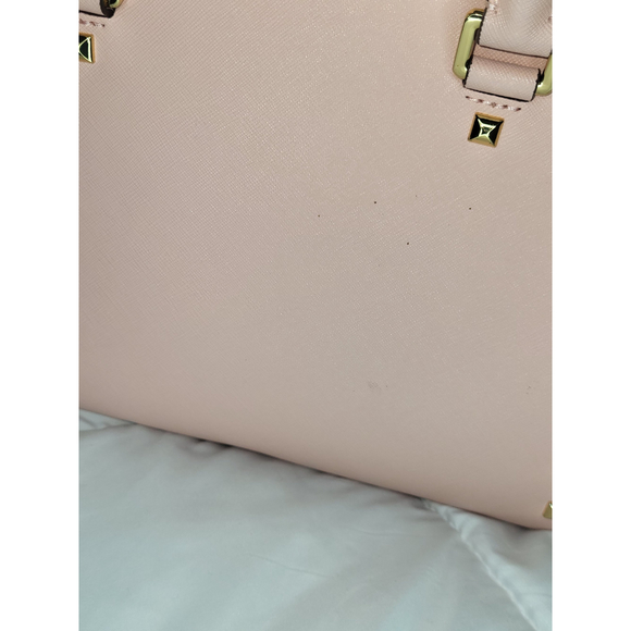 Michael Kors Selma Bag Ballet Pink Studded 9 x 14 in Handbag - Picture 13 of 17